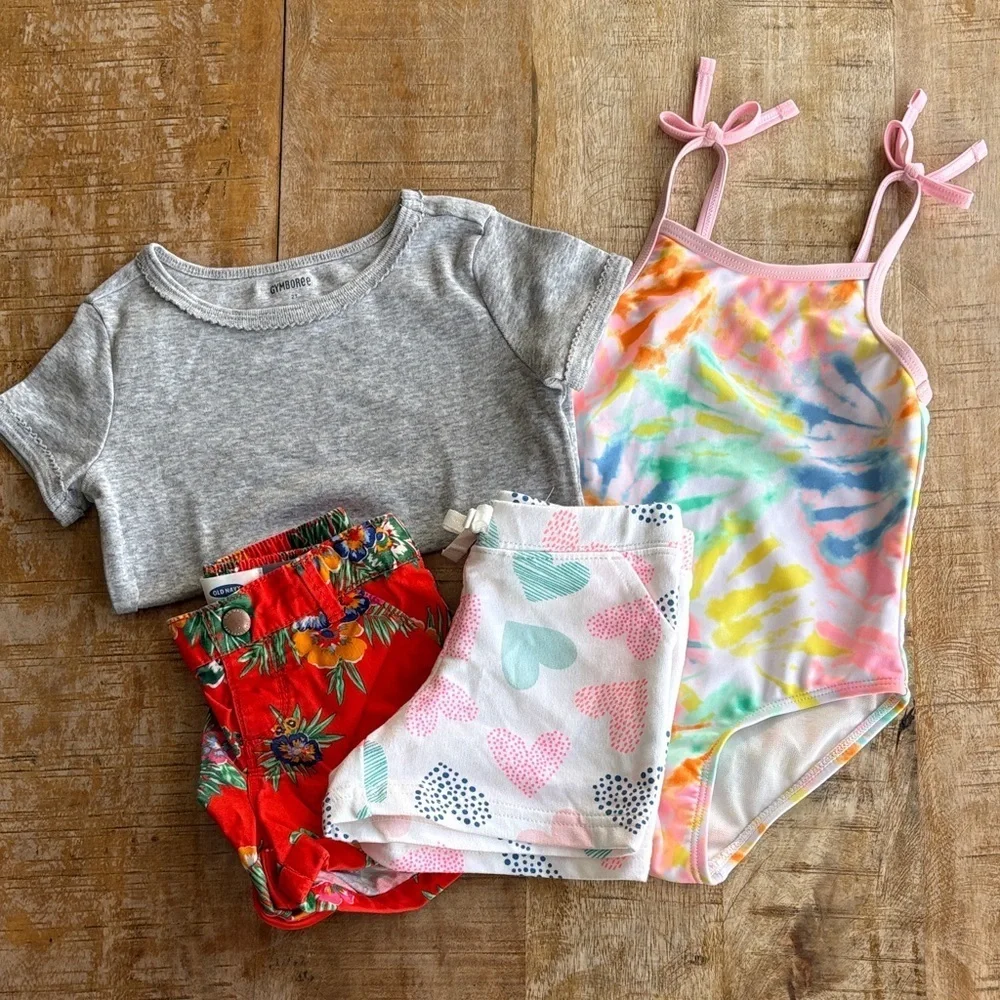 Girls Mixed Brands Summer Bundle 2t
